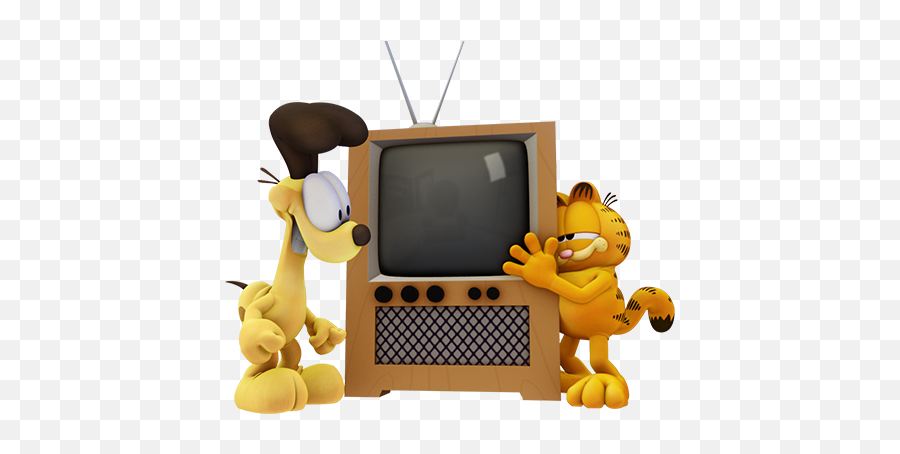Download Hd Garfield Show - Garfield Tv Emoji,Transparent Tv Show