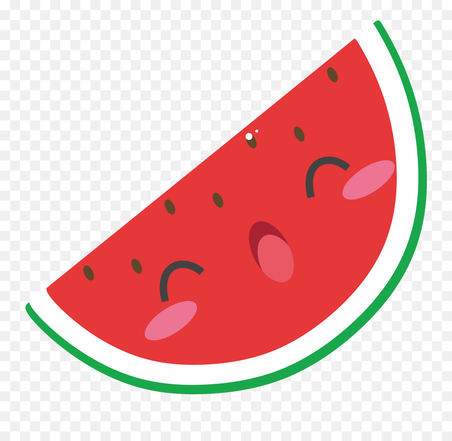 Cute Watermelon Clipart Free Download Transparent Png - Cute Watermelon Png Emoji,Watermelon Clipart
