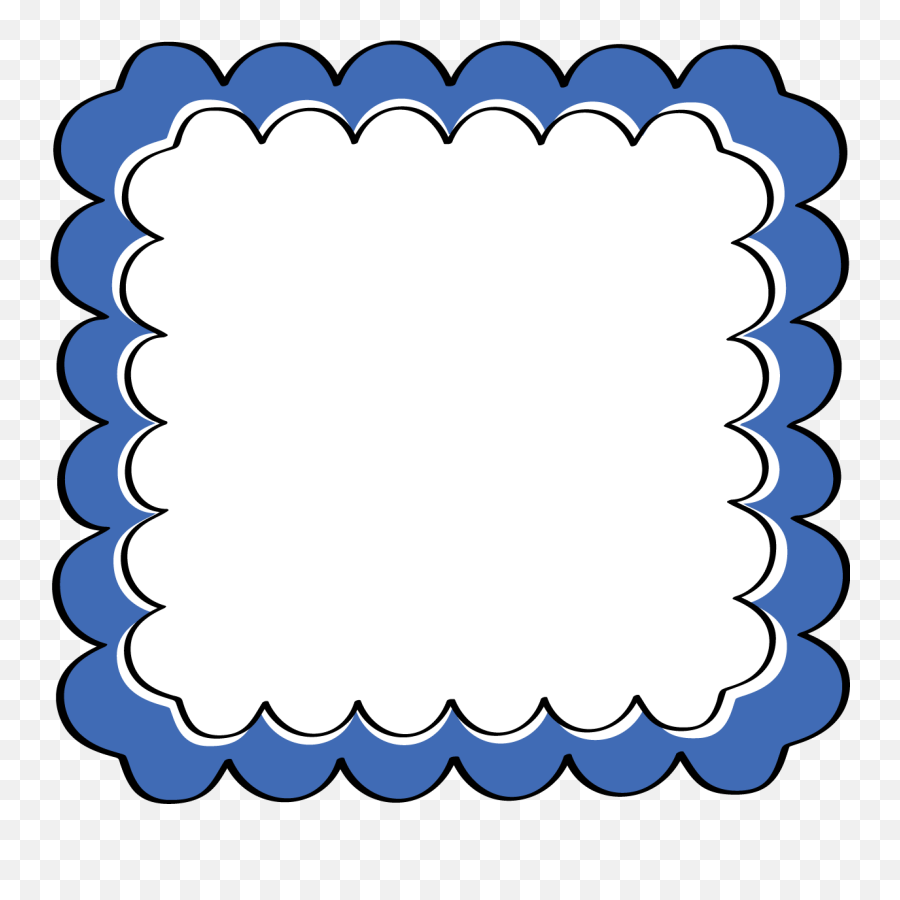 Library Of Blue Photo Frame Image - Clip Art Emoji,Frame Clipart