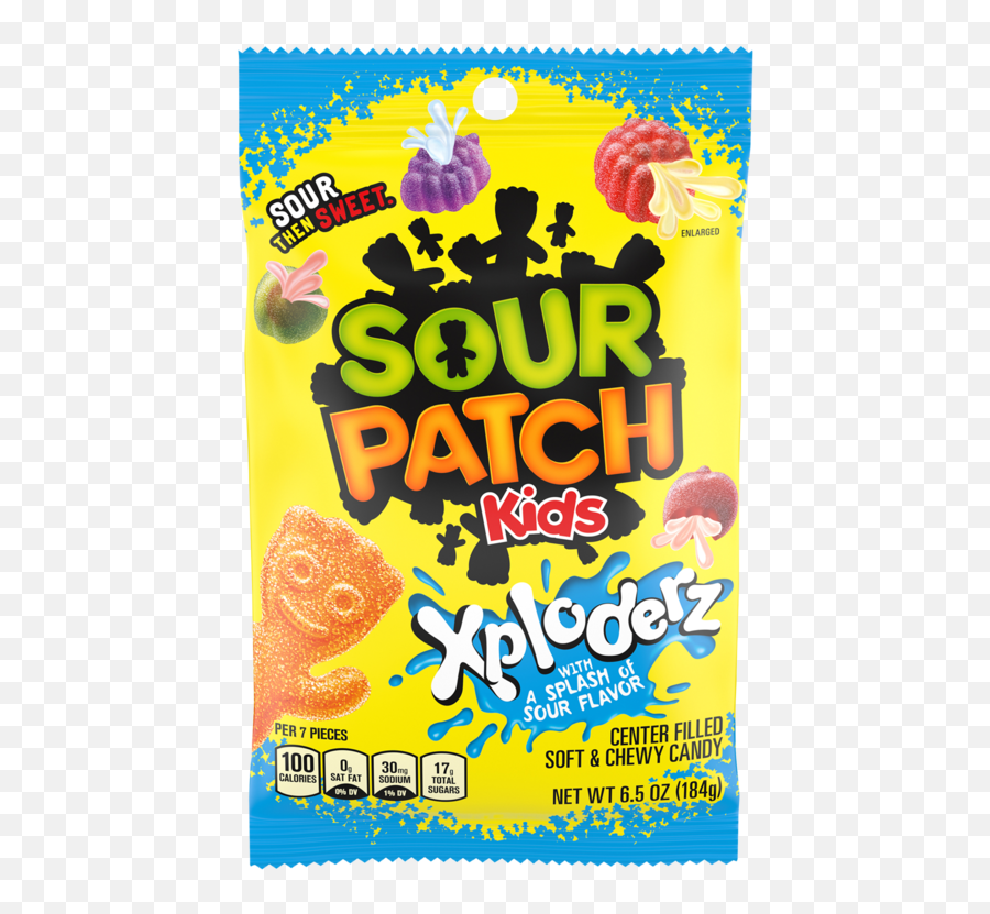 Sour Patch Kids Xploderz Snacks - Sour Patch Kids Exploders Emoji,Sour Patch Kids Logo