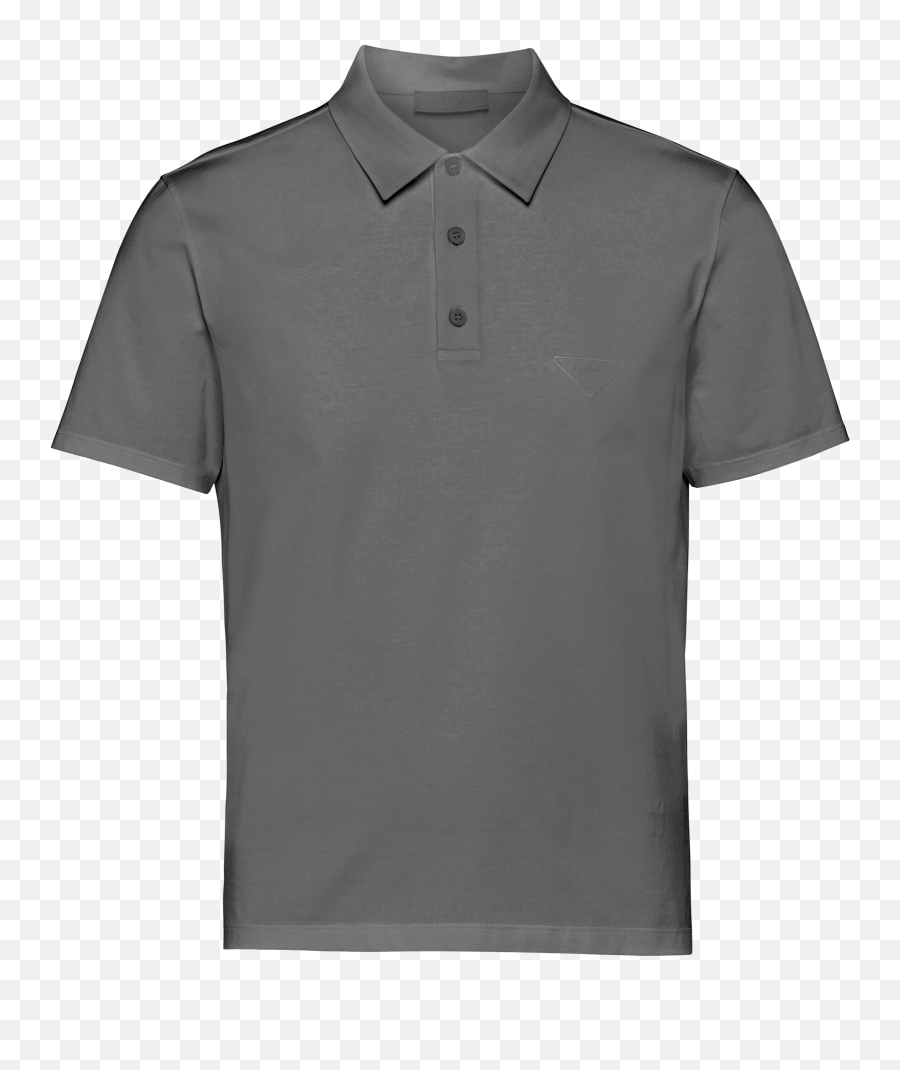Stretch Cotton Polo Shirt - Polo Camisa Negra Png Emoji,Polo Shirts W Logo