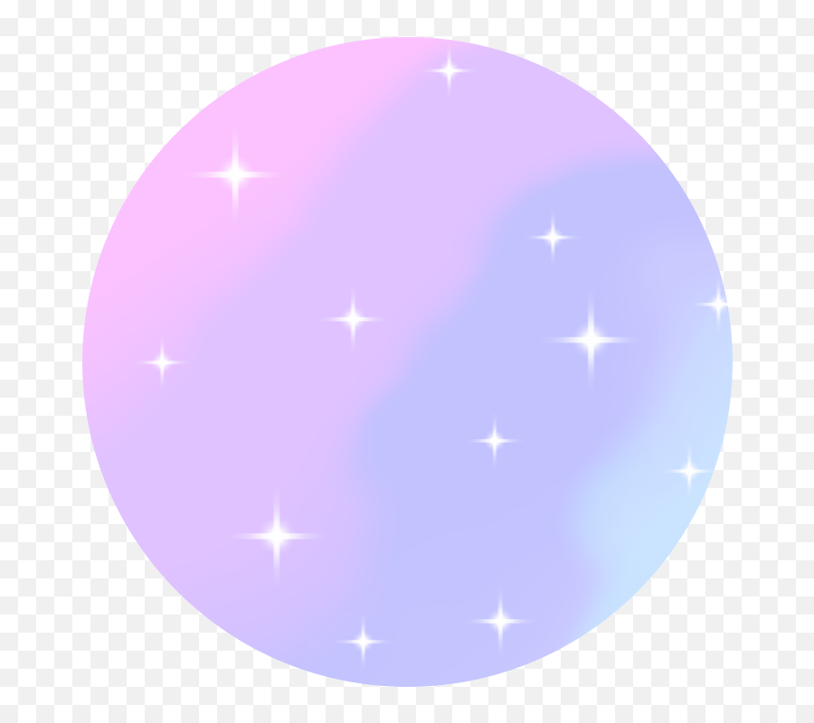 Transparent Stars Circle Png - Kawaii Pastel Galaxy Kawaii Cute Pastel Galaxy Background Emoji,Galaxy Transparent