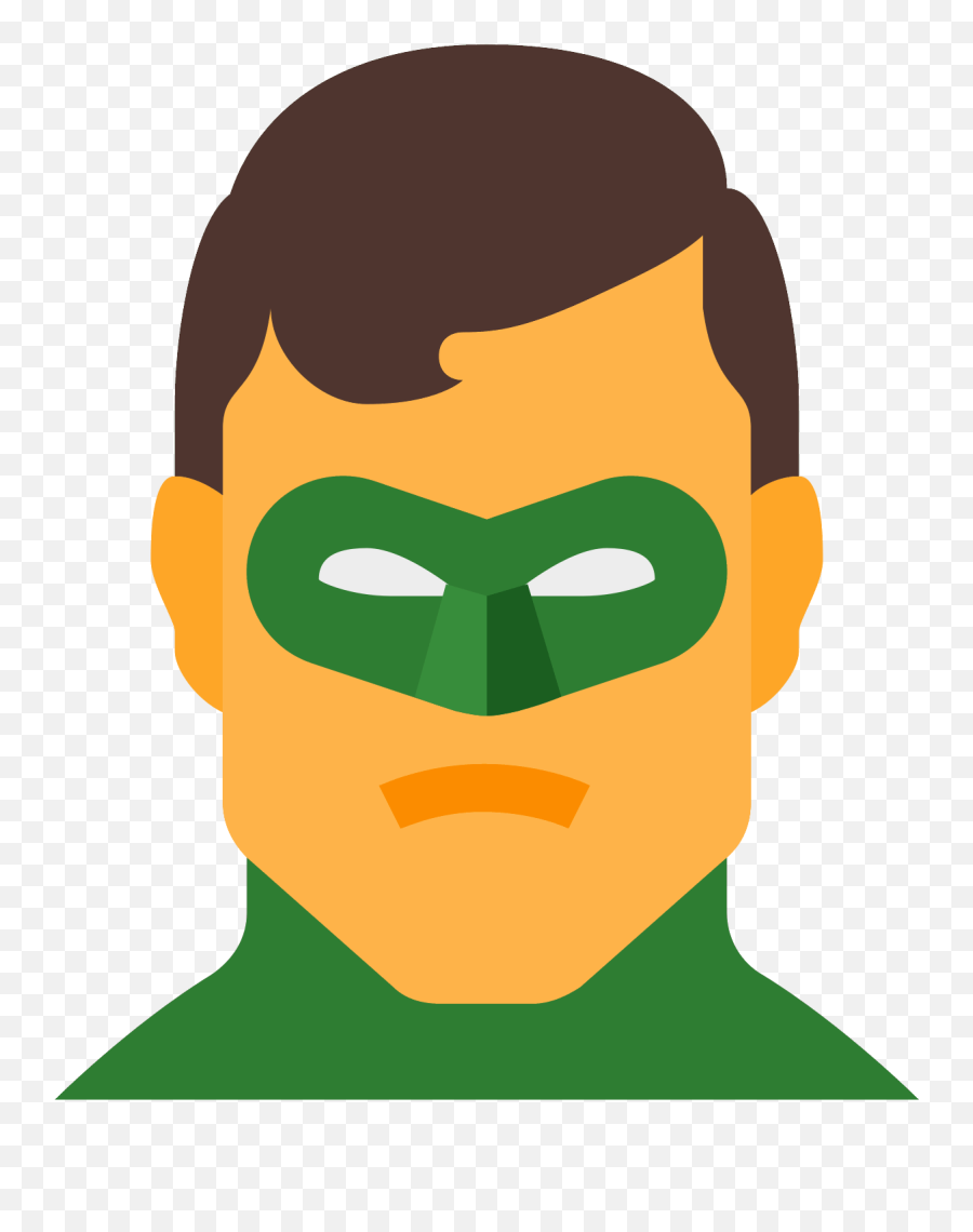Green Lantern Dc Icon - Green Lantern Face Logo Emoji,Green Lantern Png