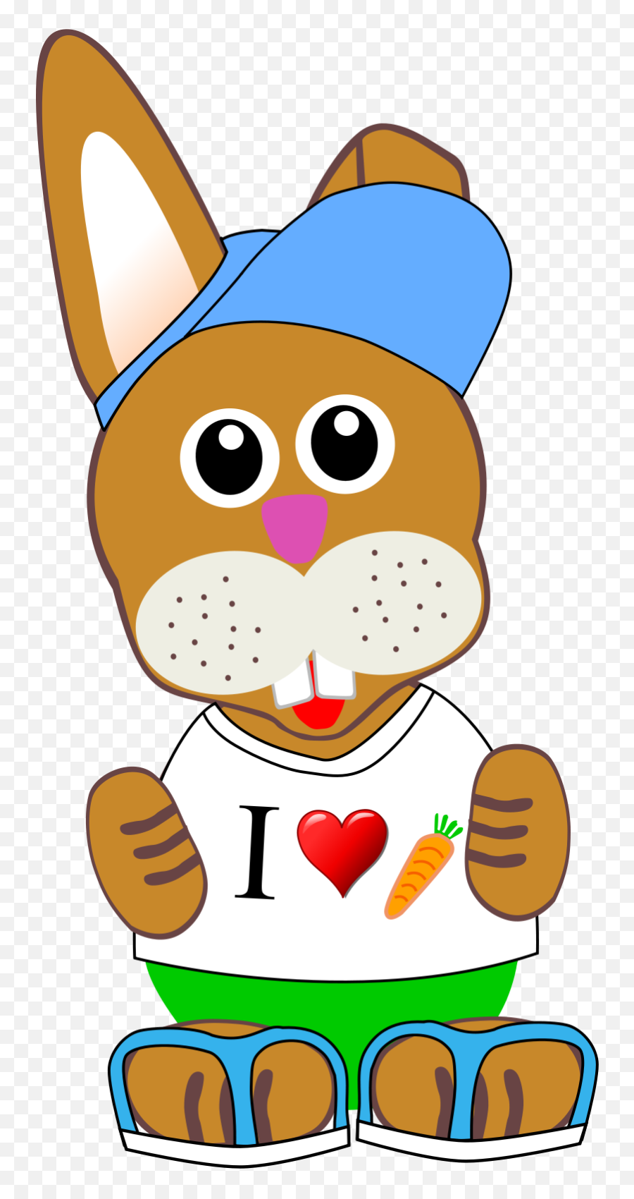 Clipart Funny Bunny Face - Rabbit Wearing Clothes Clipart Emoji,Bunny Face Clipart