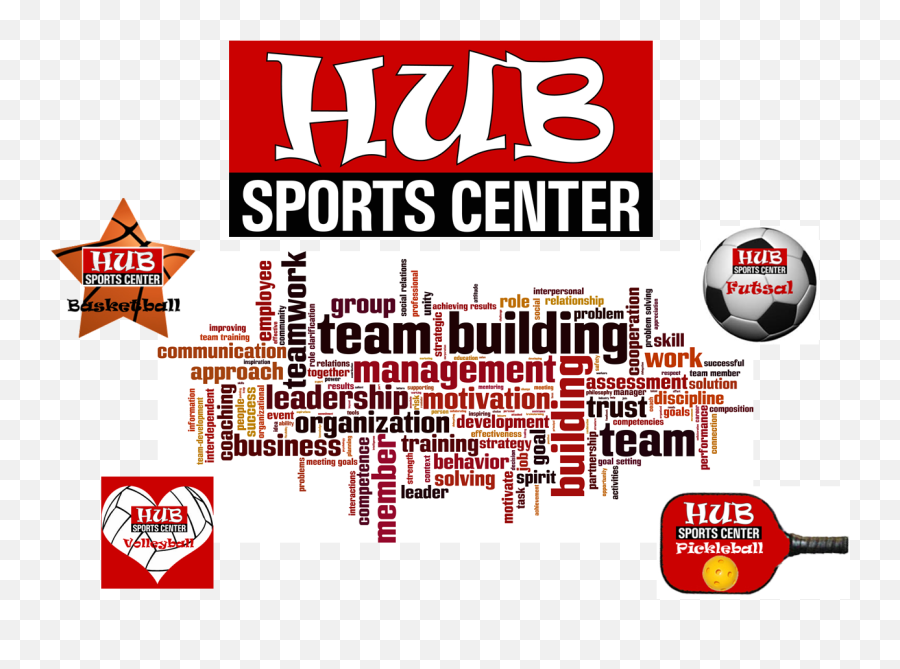 Team Building - Hub Sports Center Emoji,Sports Team Logo Design