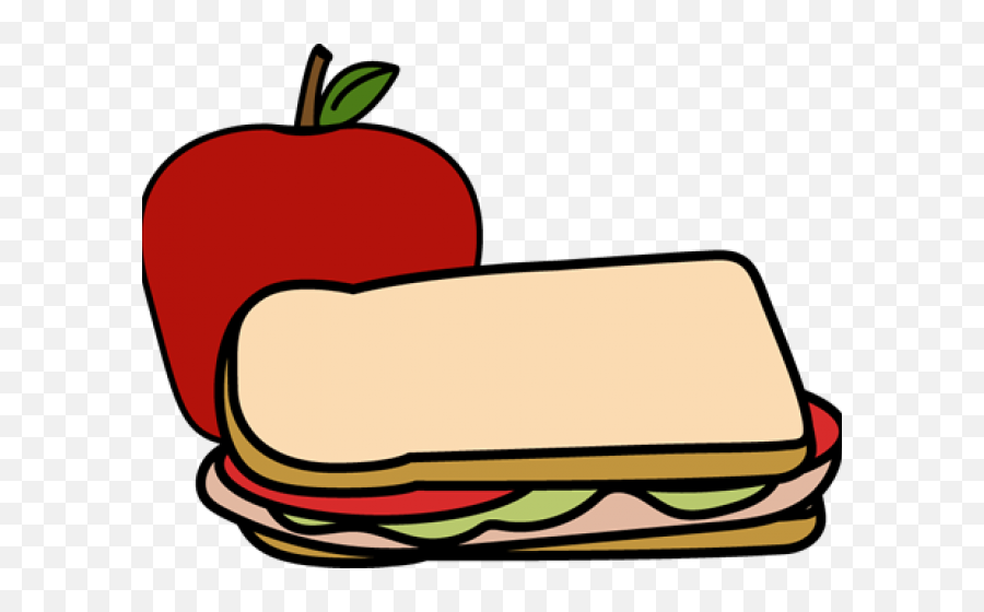 Sandwich Clip Art - Sandwich And Apple Clipart Emoji,Sandwich Clipart