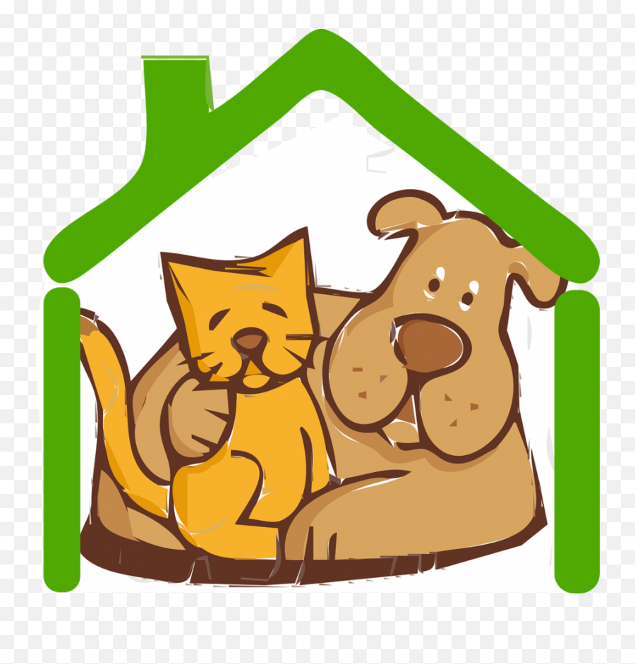 Dog Clip Art Clipart Cat Dog Clip Art - Cat And Dog Bff Drawing Emoji,Cat And Dog Clipart