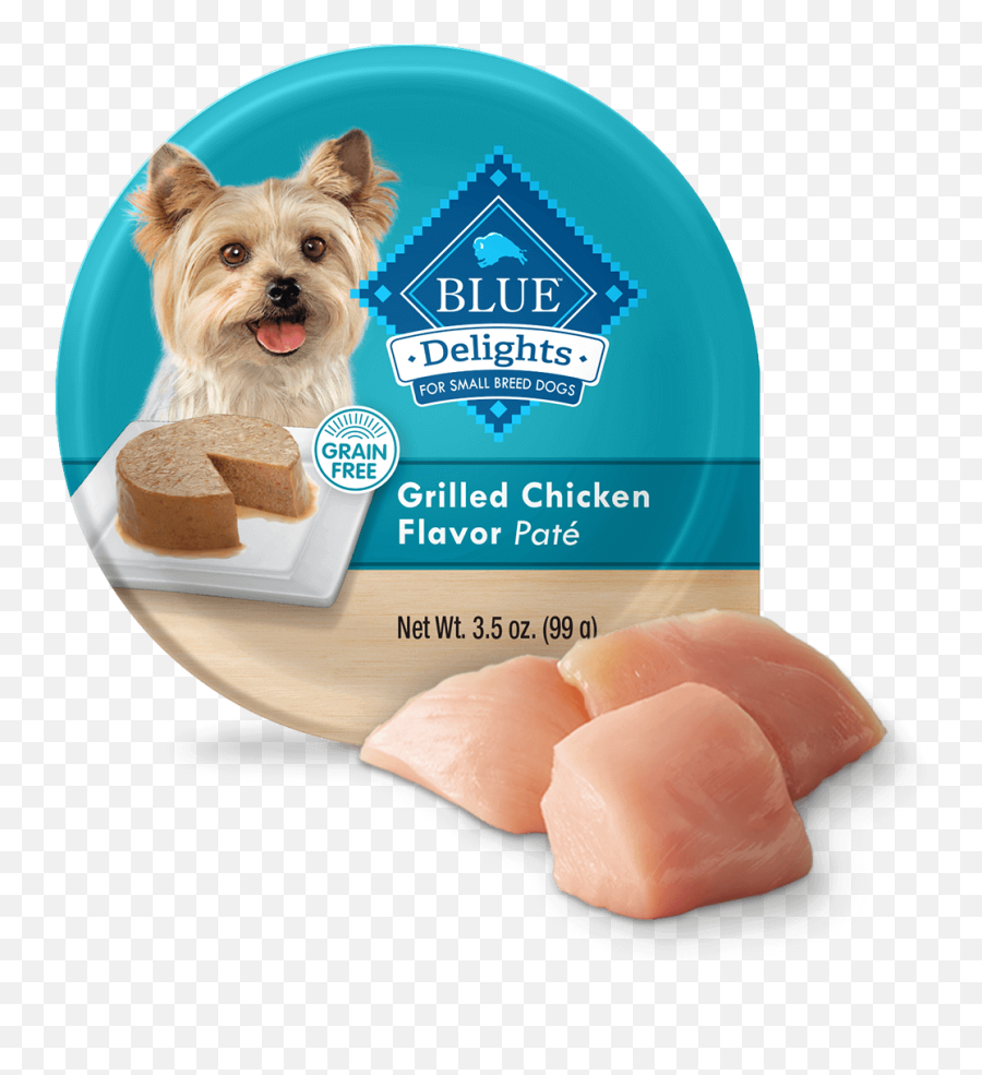 Blue Delights Wet Dog Food - Grilled Chicken Flavor Blue Emoji,Grilled Chicken Png