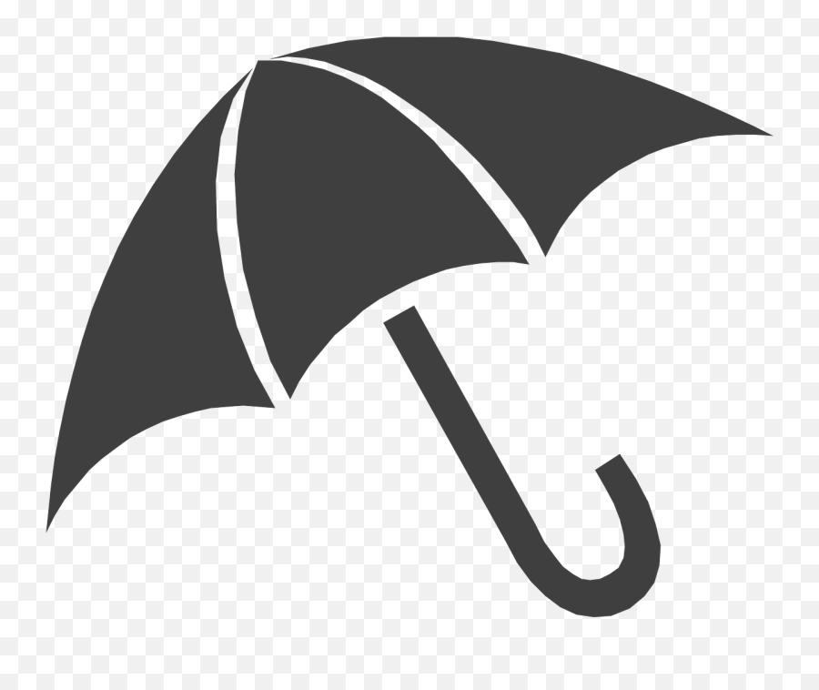 Free Image On Pixabay - Umbrella Rain Wind Retro Wet Emoji,Wind Clipart Black And White