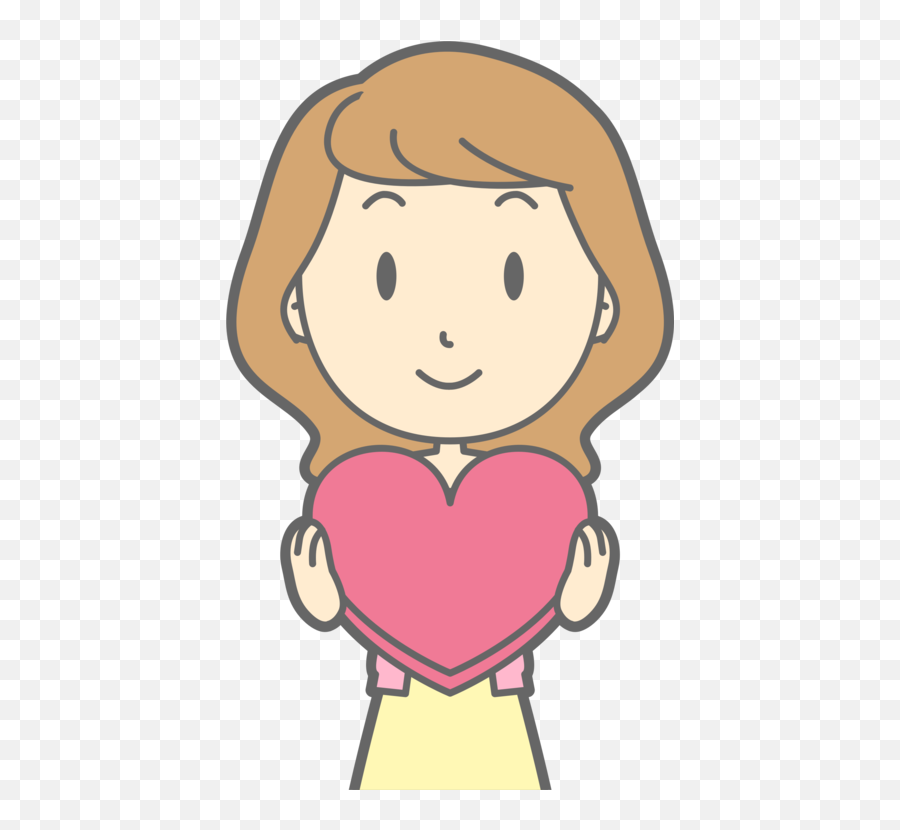 Pink Heart Head Png Clipart Emoji,Mommy Clipart
