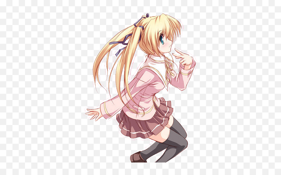 Download Cute Anime Png - Anime School Girl Full Size Png Anime School Girl Transparent Png Emoji,Anime Png
