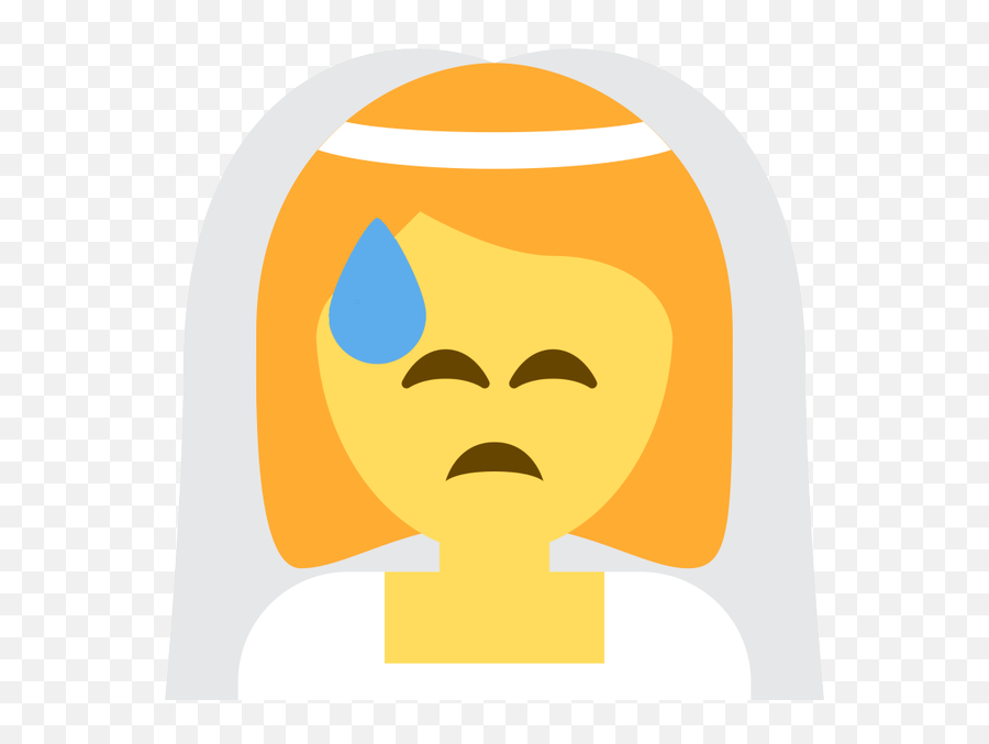 Emoji Face Mashup Bot On Twitter Bride With Veil,Sweat Emoji Png