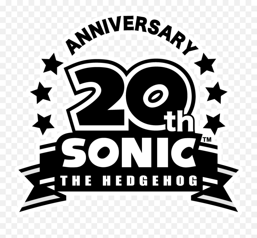 File20th Logo Bwpng - Sonic Retro Emoji,Sonic The Hedgehog Logo Font