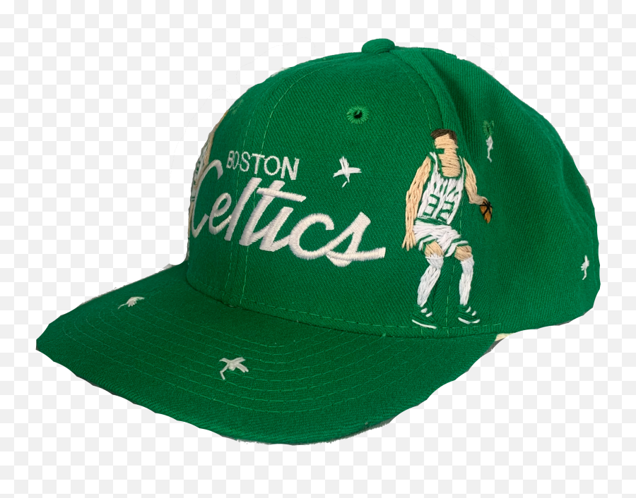 Larry Bird And Kevin Mchale Vintage Celtics Hat Needletip Emoji,Larry Bird Png