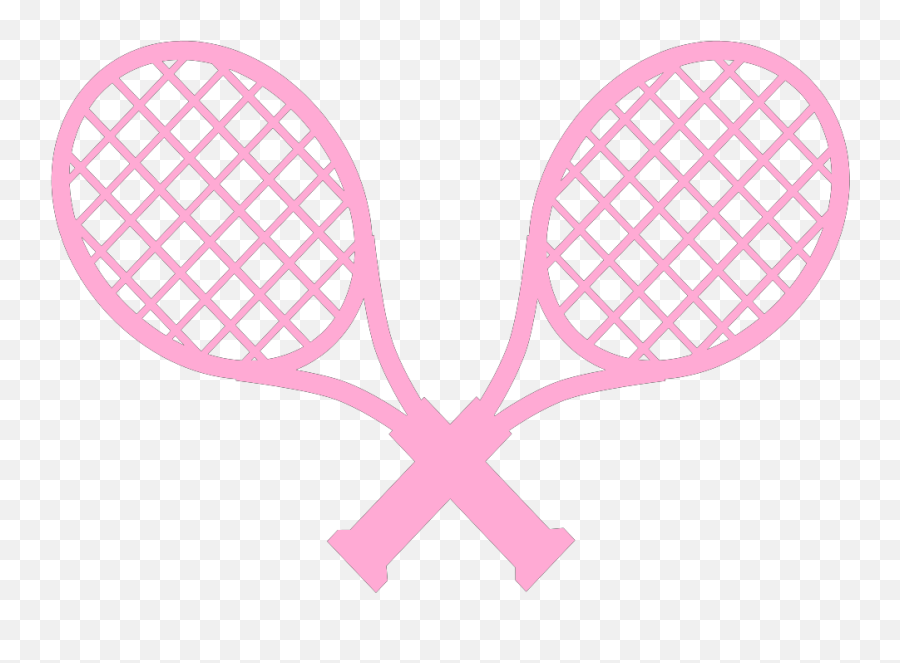 Pink Tennis Rackets Svg Vector Pink Tennis Rackets Clip Art - Manzetne Za Hidraulicne Dizalice Emoji,Tennis Racket Clipart