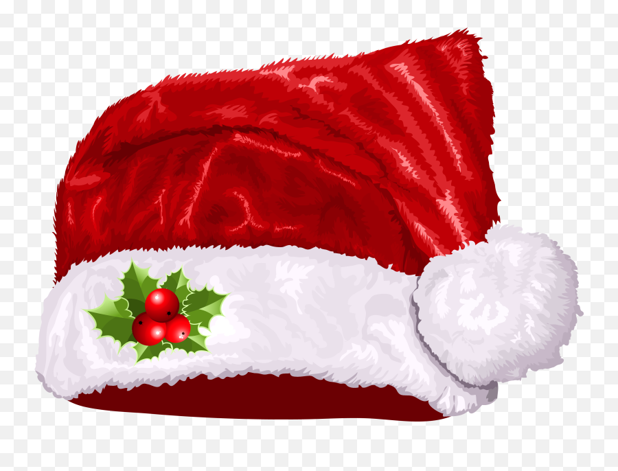Santa Hat Stocking Clipart Kid - Merry Christmas Cap Png Christmas Cap Png Hd Emoji,Christmas Stocking Clipart