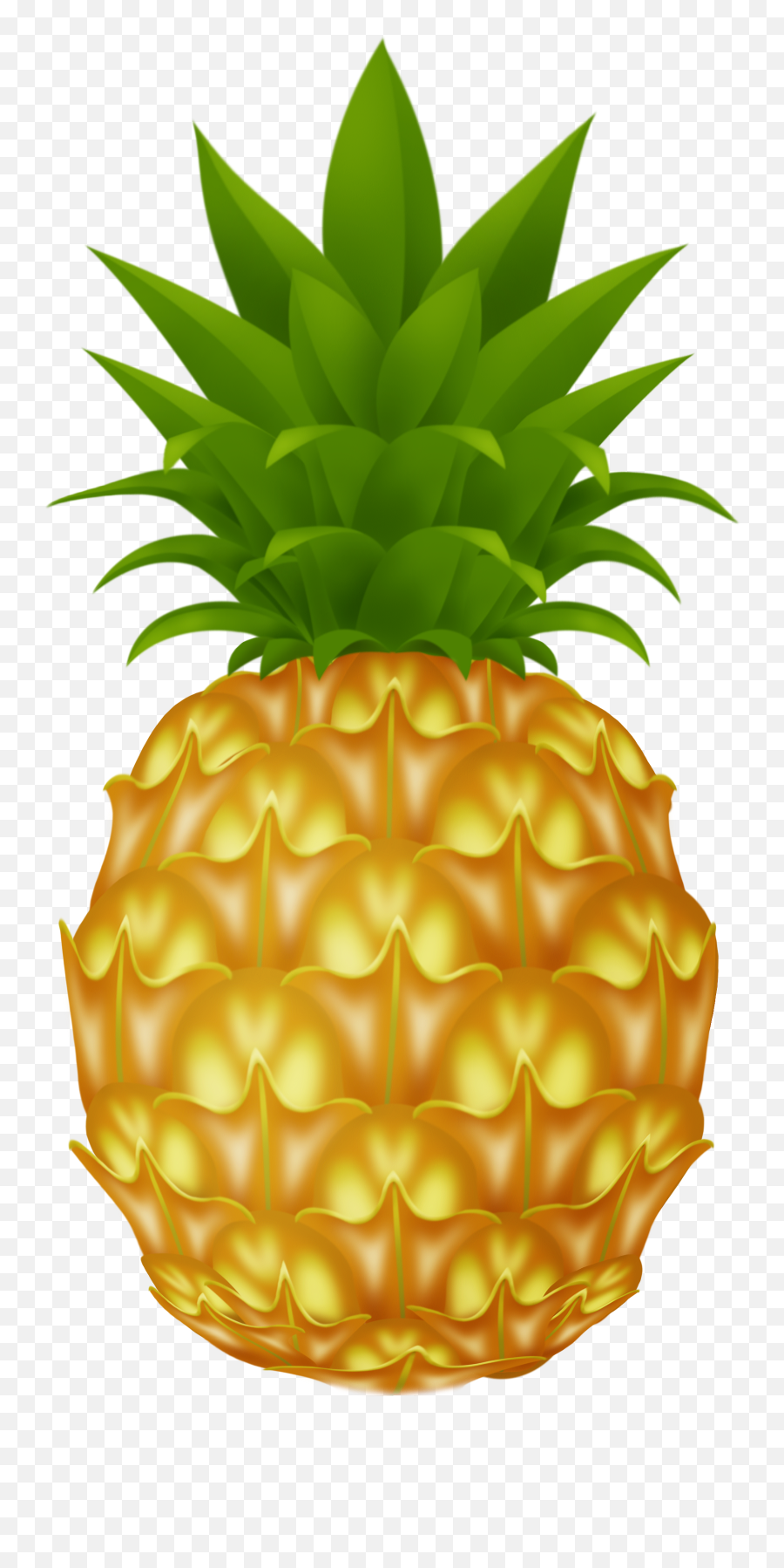 Free Pineapple Clipart Transparent - Pine Apple Clipart Png Emoji,Pineapple Clipart