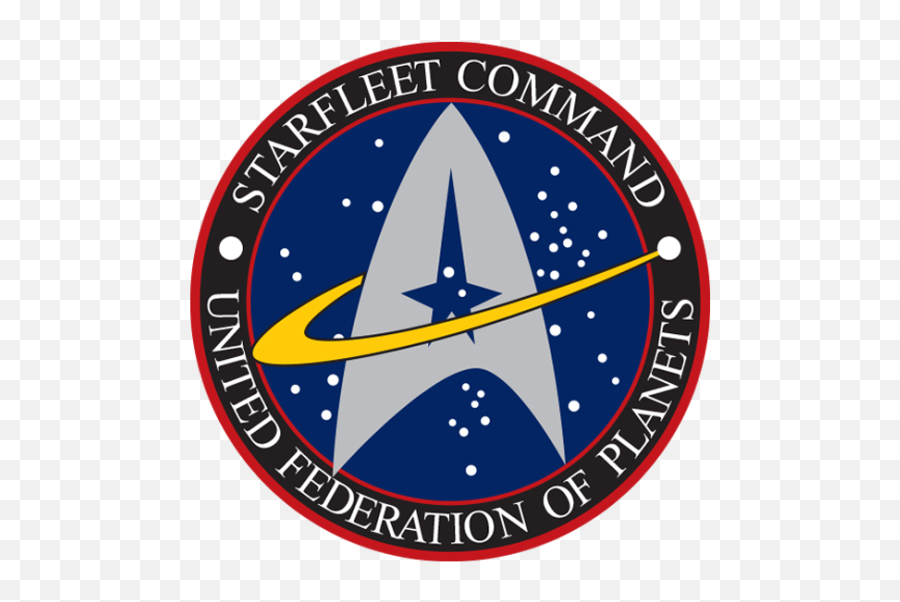 The Emblem Of Starfleet Command - Star Trek Insignia Emoji,Star Trek Logo