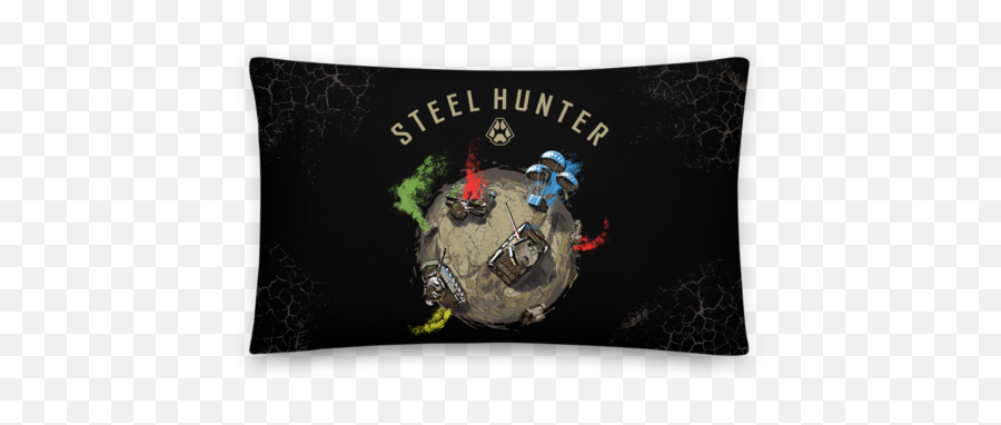 World Of Tanks Steel Hunter Pillow - Decorative Emoji,World Of Tanks Logo