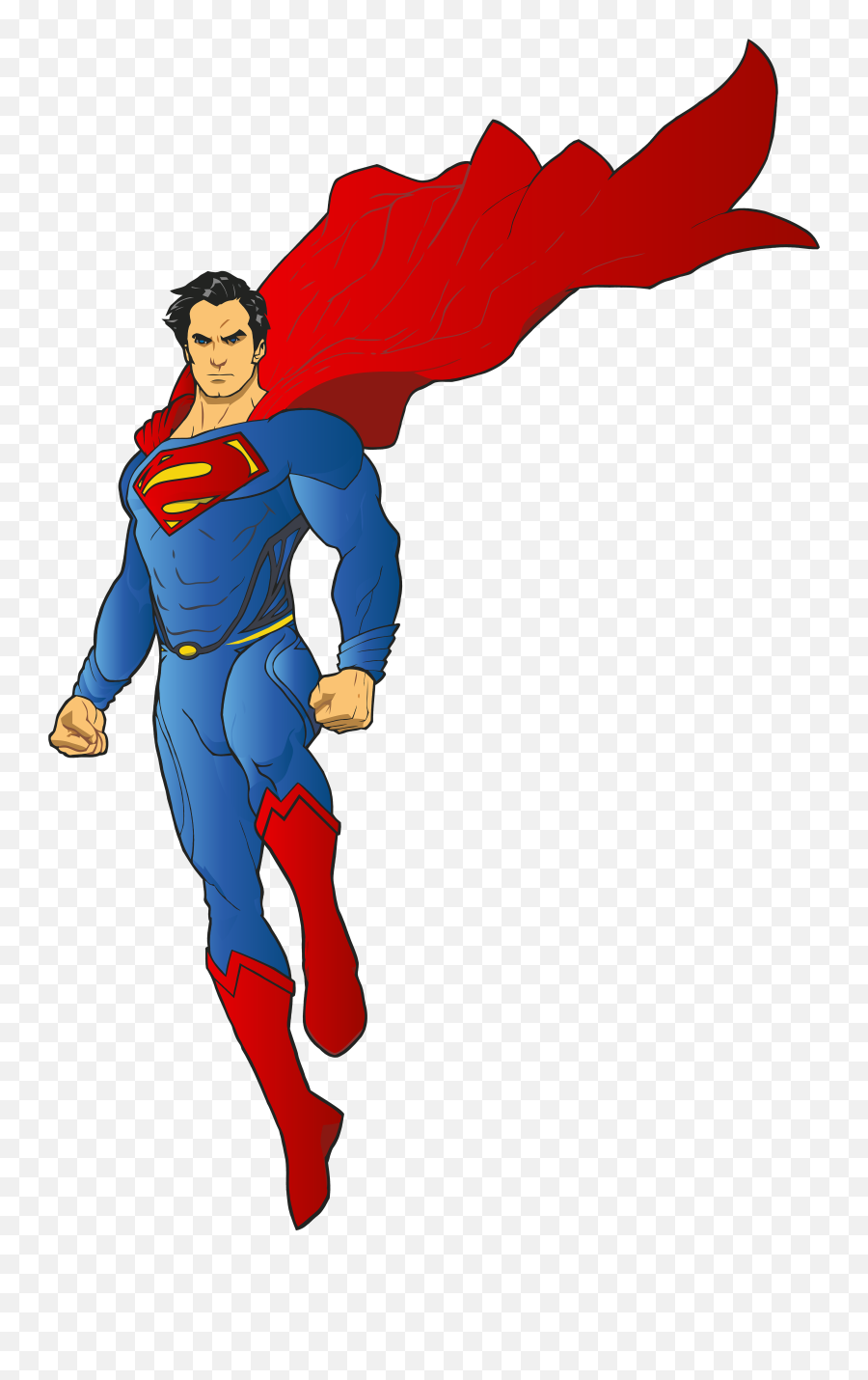 Download Hd Superhero Clipart - Super Hero Png Emoji,Superhero Clipart