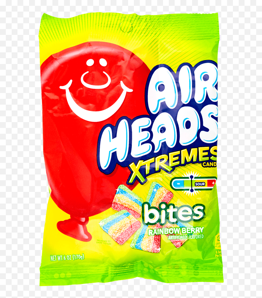 Airheads Xtremes Bites Rainbow Berry - Product Label Emoji,Airheads Logo