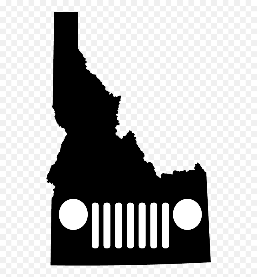 Idaho Grille Decal - Idaho Shape Emoji,Idaho Clipart