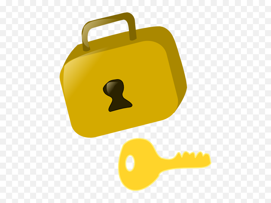 Lock And Key Clip Art At Clker - Lock And Key Gif Clipart Emoji,Lock And Key Clipart