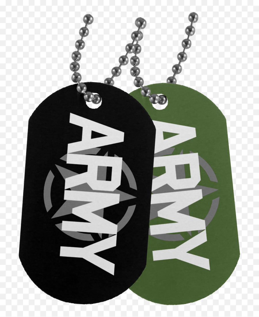 Army Dog Tags - Solid Emoji,Dog Tags Png