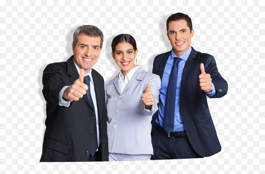 Sales People Png - Thumbs Up Business Png Full Size Png Emoji,Business People Png