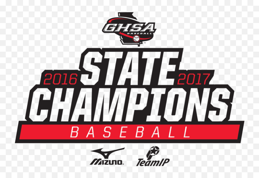 2016 - 2017 Ghsa Baseball State Champions Clipart Full Size Emoji,Baseball Stitches Clipart