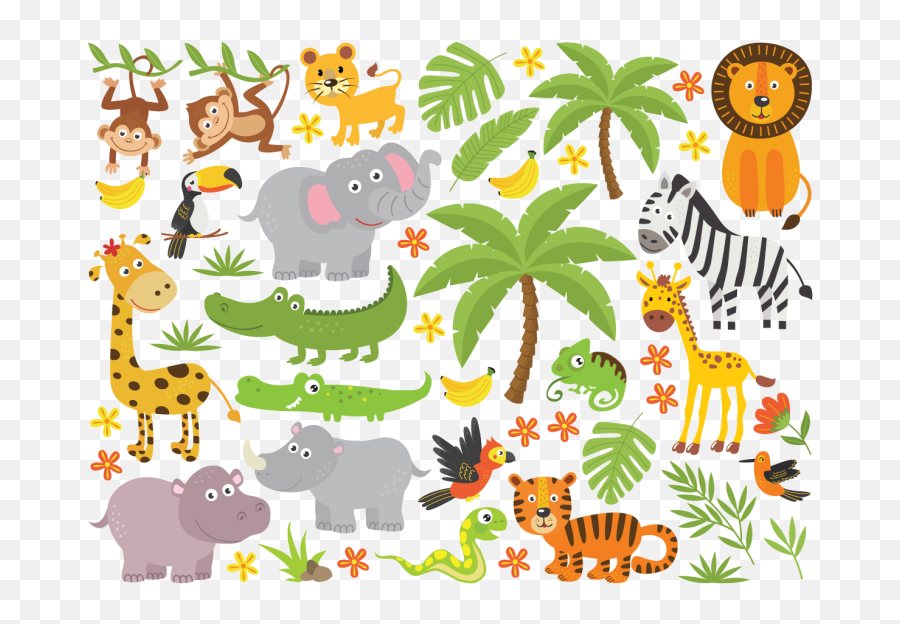 Httpswwwambiance - Stickercomitadesivoselefantifelicitra Emoji,Jungle Animal Clipart