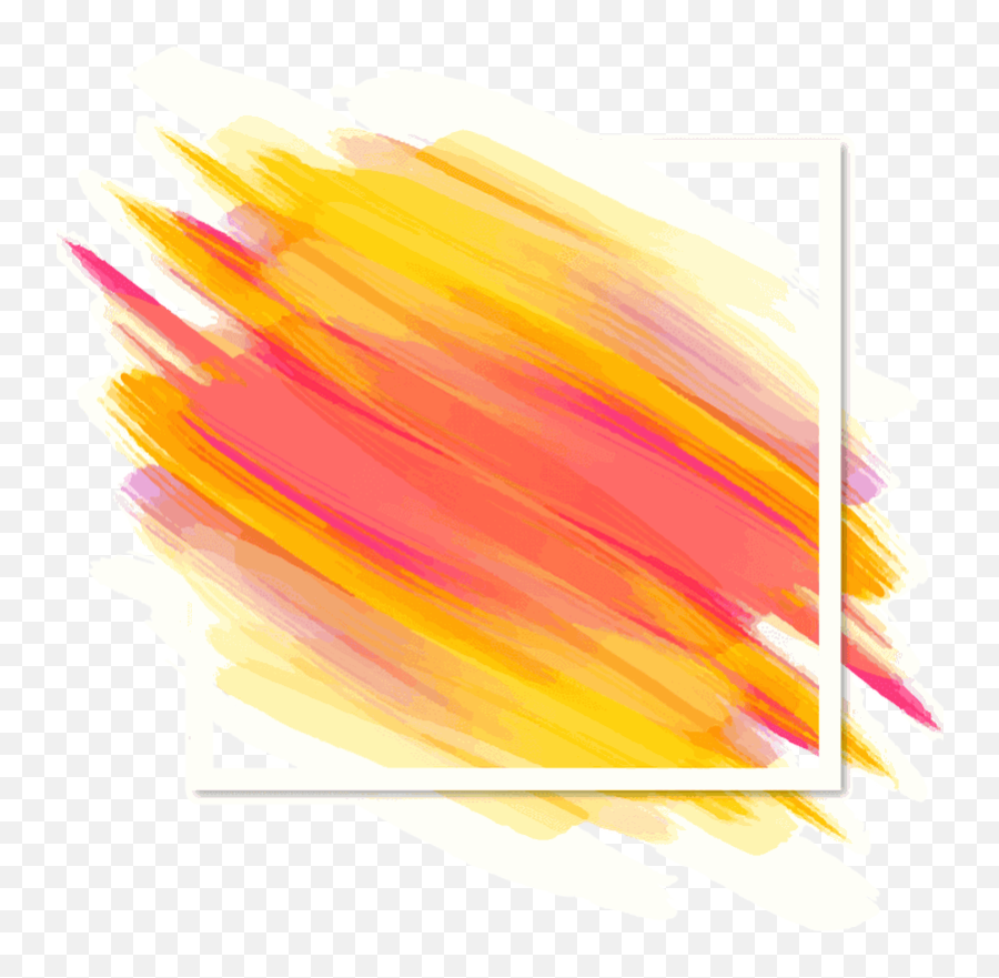 Watercolor Splash Png Image - Orange Brush Stroke Png Emoji,Smear Png