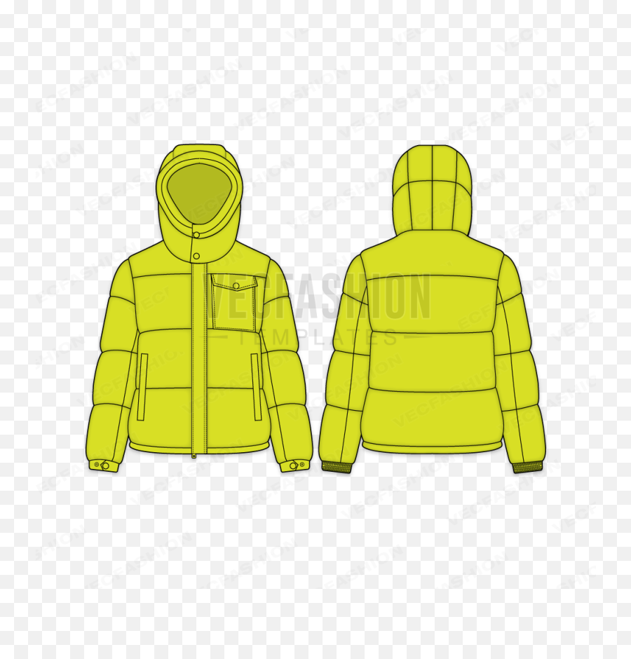 Products Tagged Puffer Jacket - Vecfashion Templates Emoji,Hazmat Suit Clipart