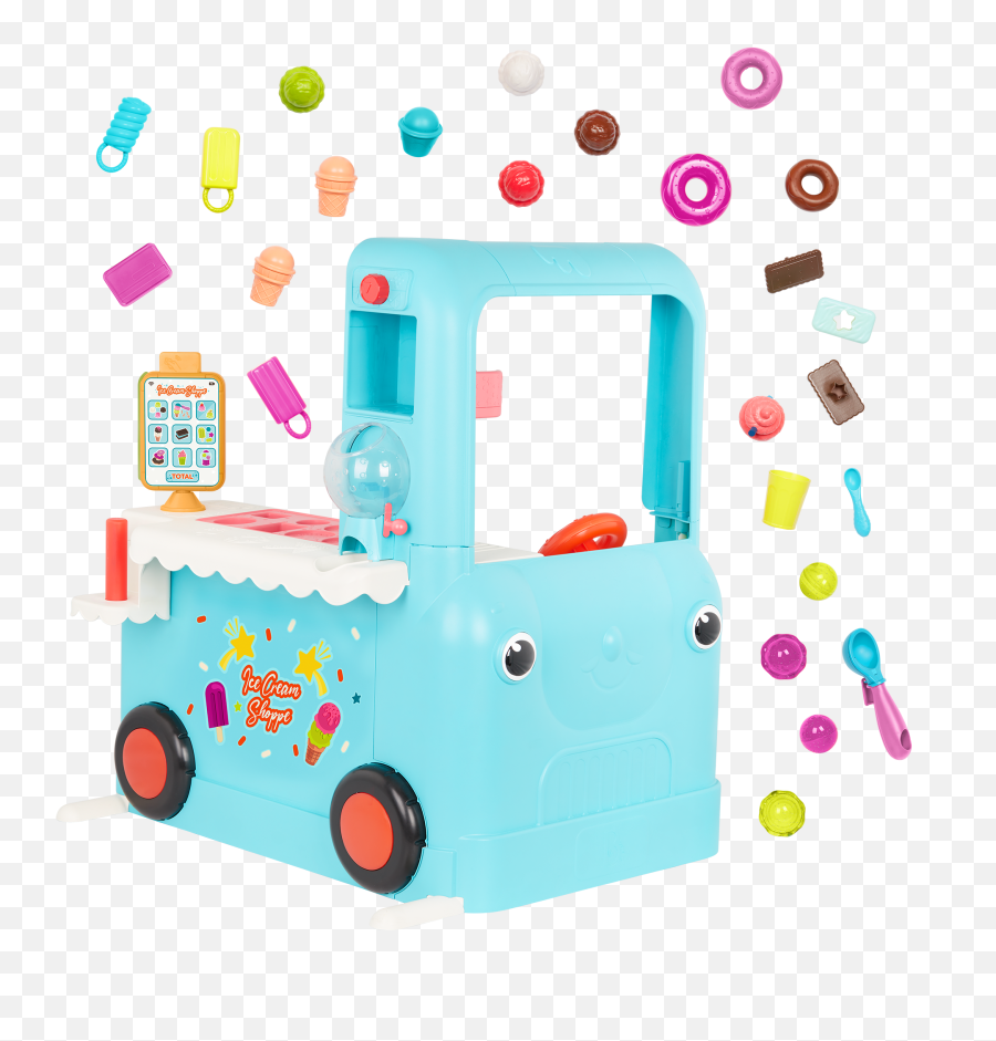 Ice Cream Shoppe Interactive Ice Cream Truck B Play Emoji,Ice Cream Truck Png