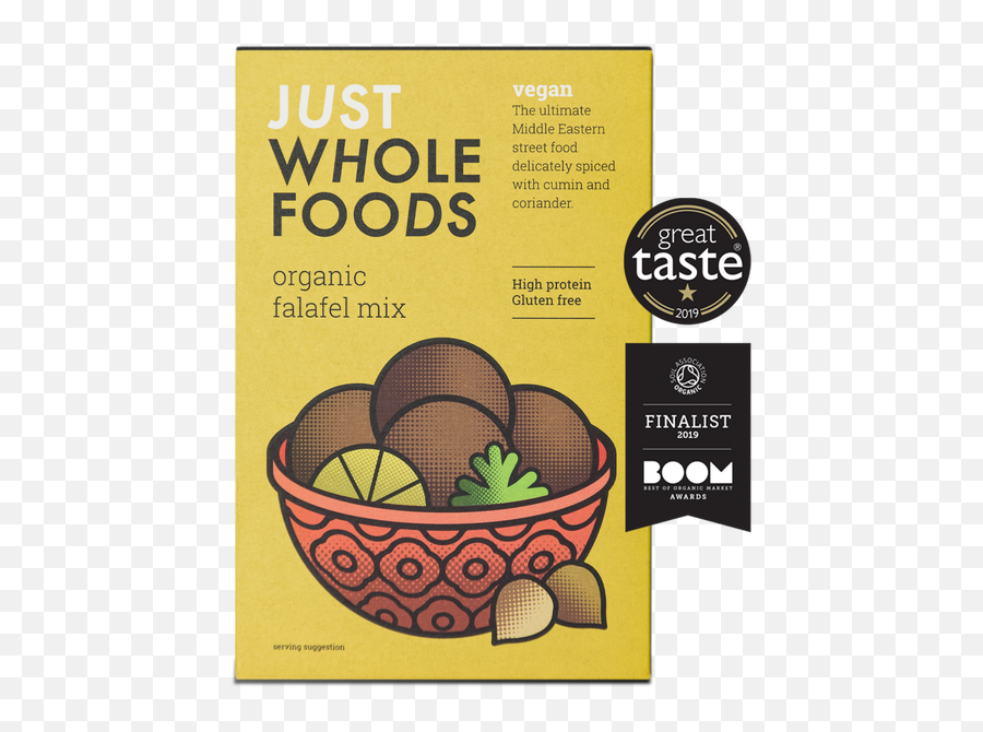 Organic Falafel Mix U2013 Just Wholefoods Emoji,Falafel Png