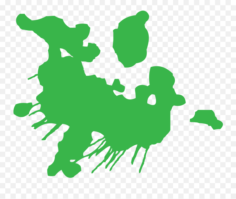 Splatter Clipart - Green Paint Splatter Clip Art Png Green Paint Splat Clipart Png Emoji,Splash Clipart
