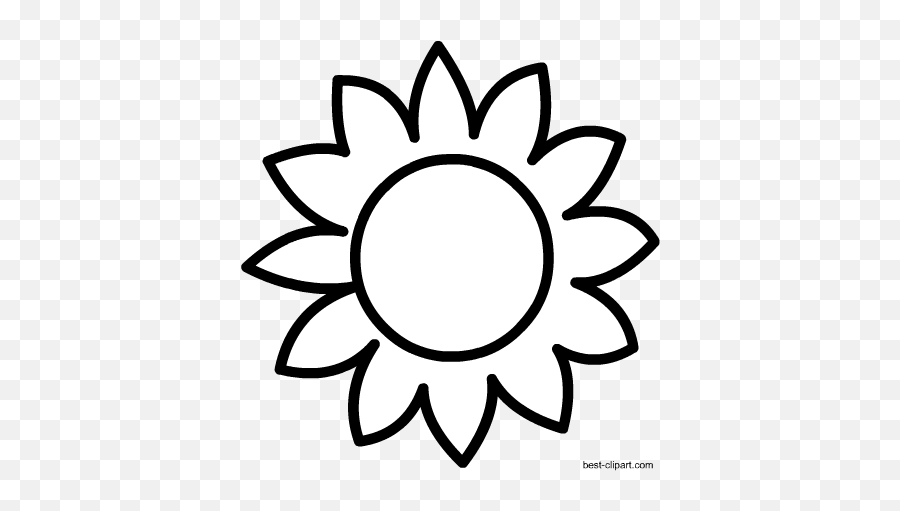 Free Fall Autumn Clip Artt - Fall Clip Art Blac Emoji,Sunflower Clipart Black And White