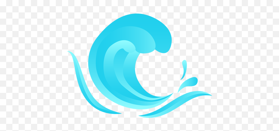 Wave Flat - Color Gradient Emoji,Wave Check Png