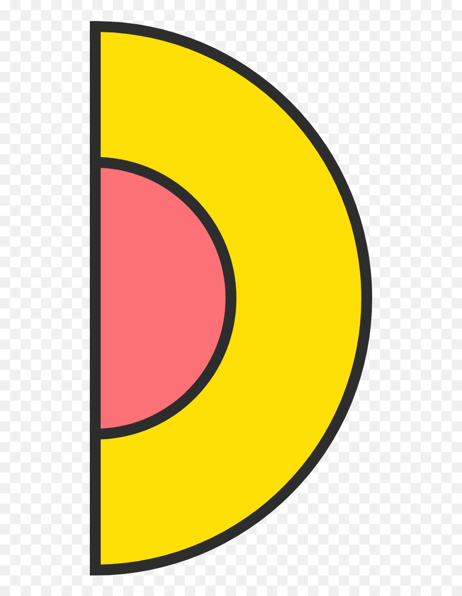 Simple Half Circle Graphic - Dot Emoji,Half Circle Png