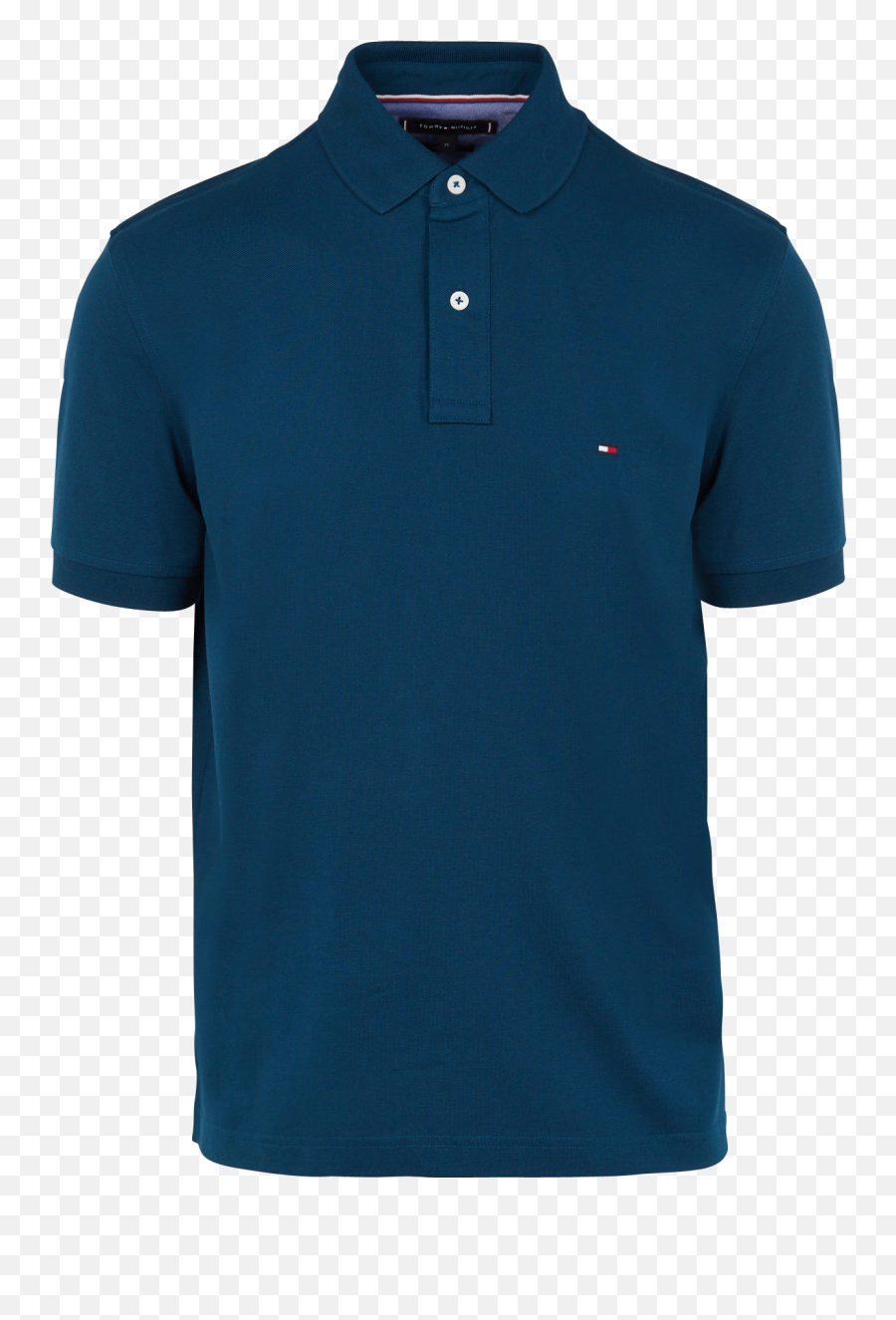 Tommy Hilfiger Pique Polo Shirt Cheaper - Solid Emoji,Polo Shirts W Logo