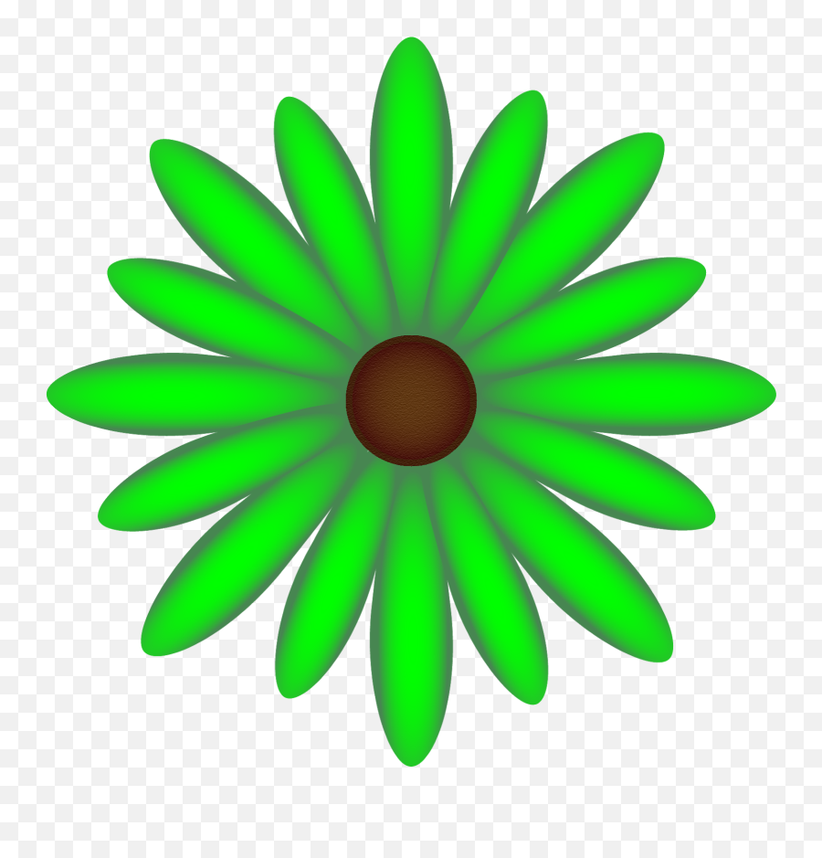 Transparent Background Simple Flower Clipart - Png Download Simple Transparent Background Flower Clip Art Emoji,Flower Clipart Png