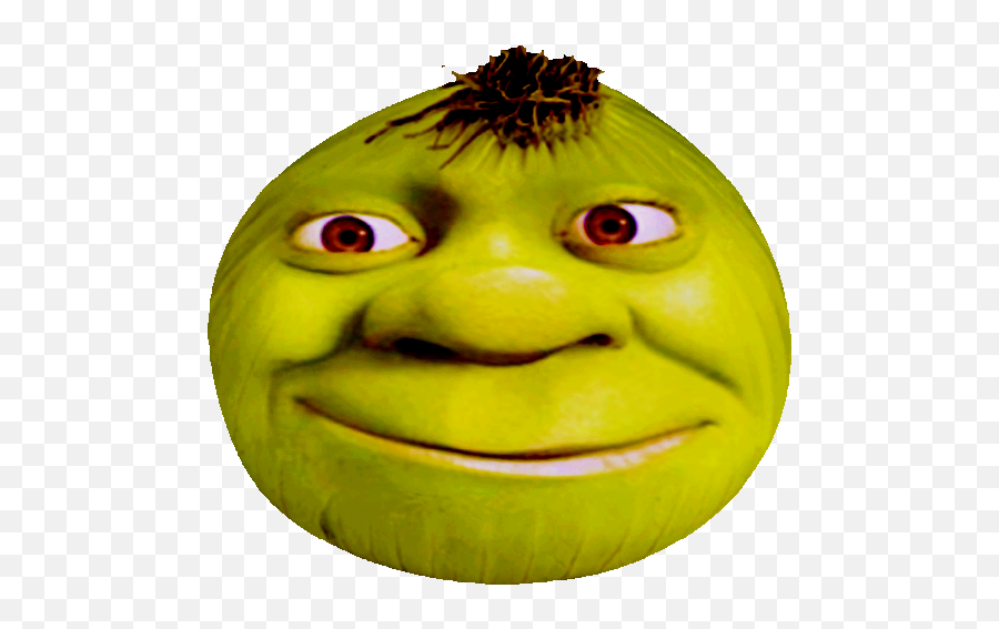 Shrek Face Png - Shrek As An Onion Emoji,Shrek Face Png
