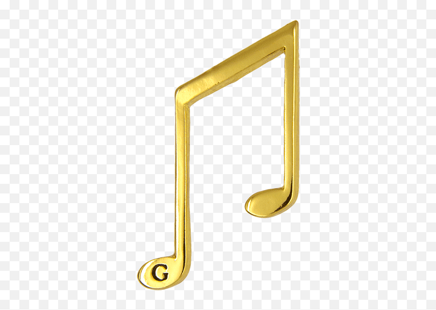 Download Music Note Pin Gold - Gold Music Note Transparent Transparent Clipart Gold Musical Notes Transparent Background Emoji,Music Notes Transparent Background