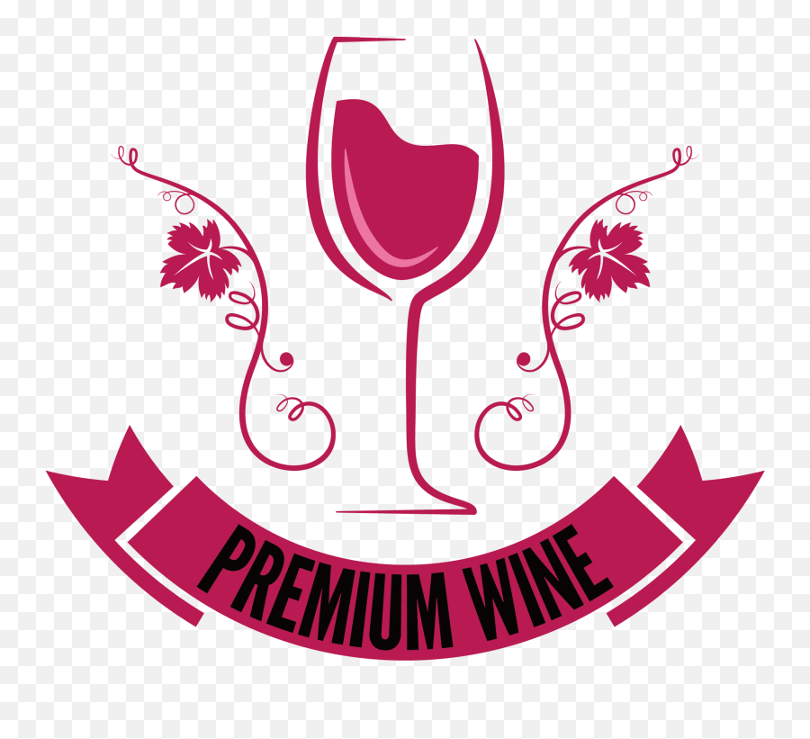 Red Wine Vector Graphics Wine Glass - Vector Wine Glass Png Emoji,Wine Glass Logo