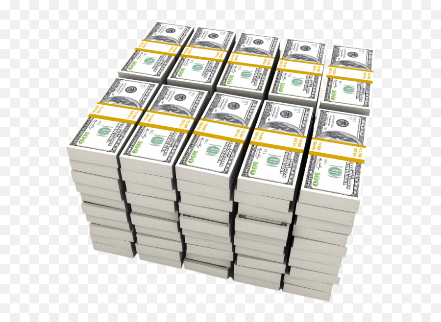United States Dollar Money Clip Art - Stack Of Dollars Png Stack Of Money Transparent Emoji,Money Clipart Transparent Background