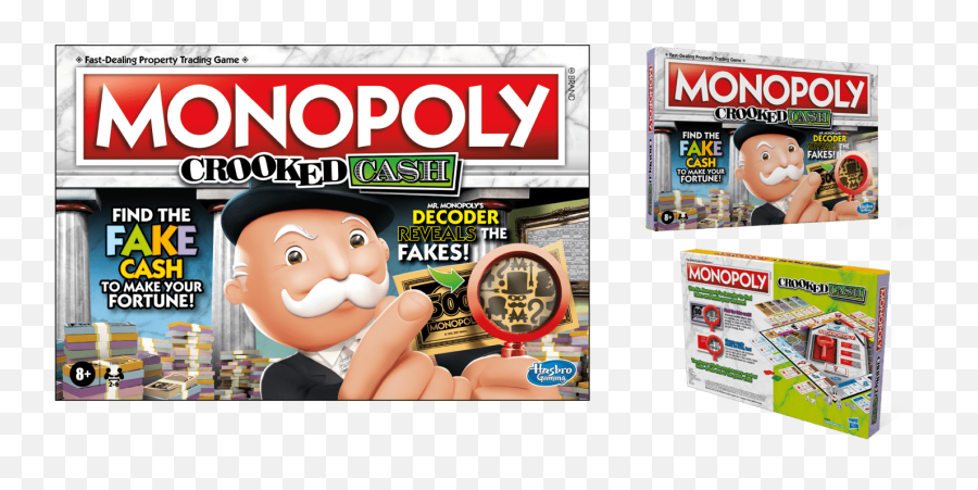 Sleuth Strategize With Monopolys New - Monopoly Crooked Cash Emoji,Monopoly Png