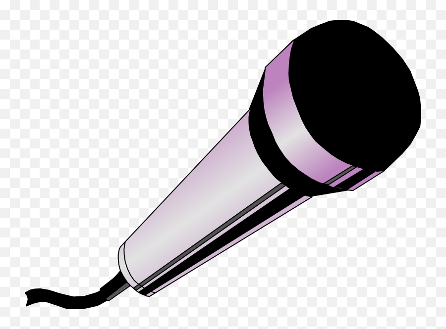 Microphone Clipart Free Images - Microphone Cartoon Png Mic Pink Emoji,Mic Clipart