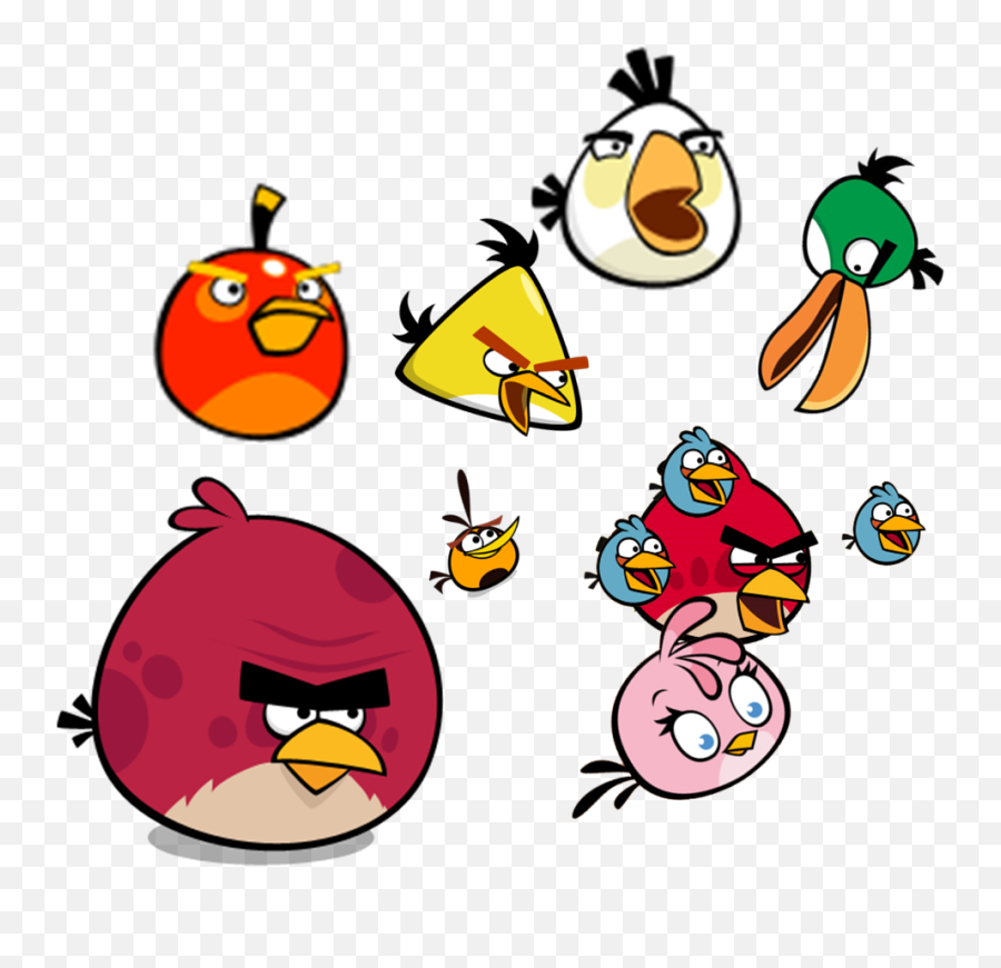 Download Angry Bird Blue Png - Angry Birds Full Size Png Angry Birds Terence Png Emoji,Angry Birds Png