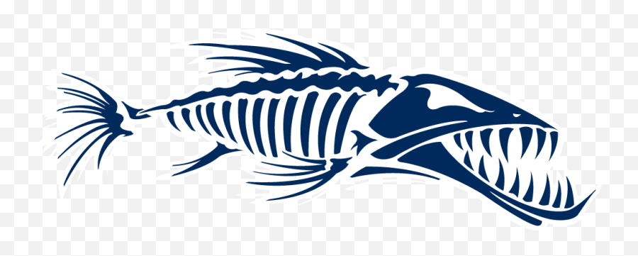 Skeleton Fish Emoji,Fish Skeleton Clipart