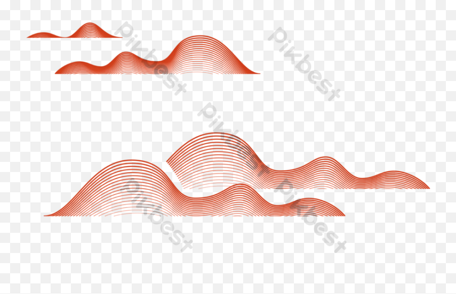Red Line Wavy Texture Png Images Ai Free Download - Pikbest Emoji,Red Underline Png